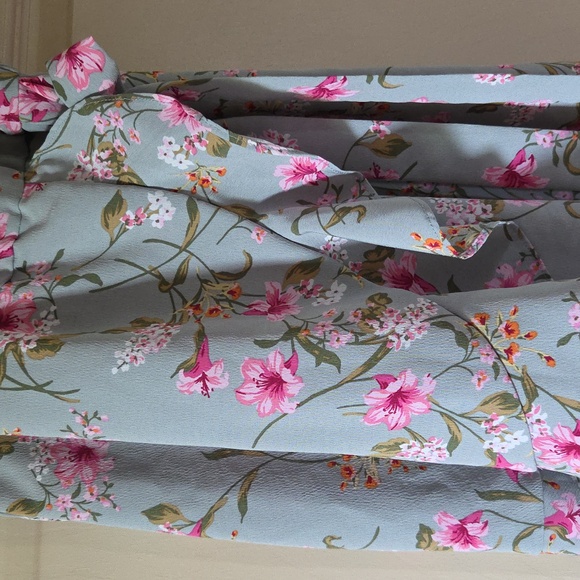 Lily Rose Pink & Green Floral Dress - Picture 5 of 5